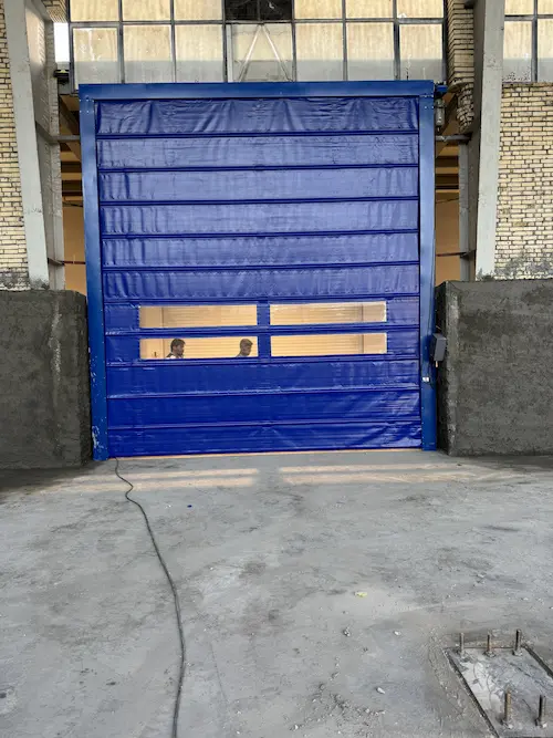 طراحی و اجرای درب پرسرعت