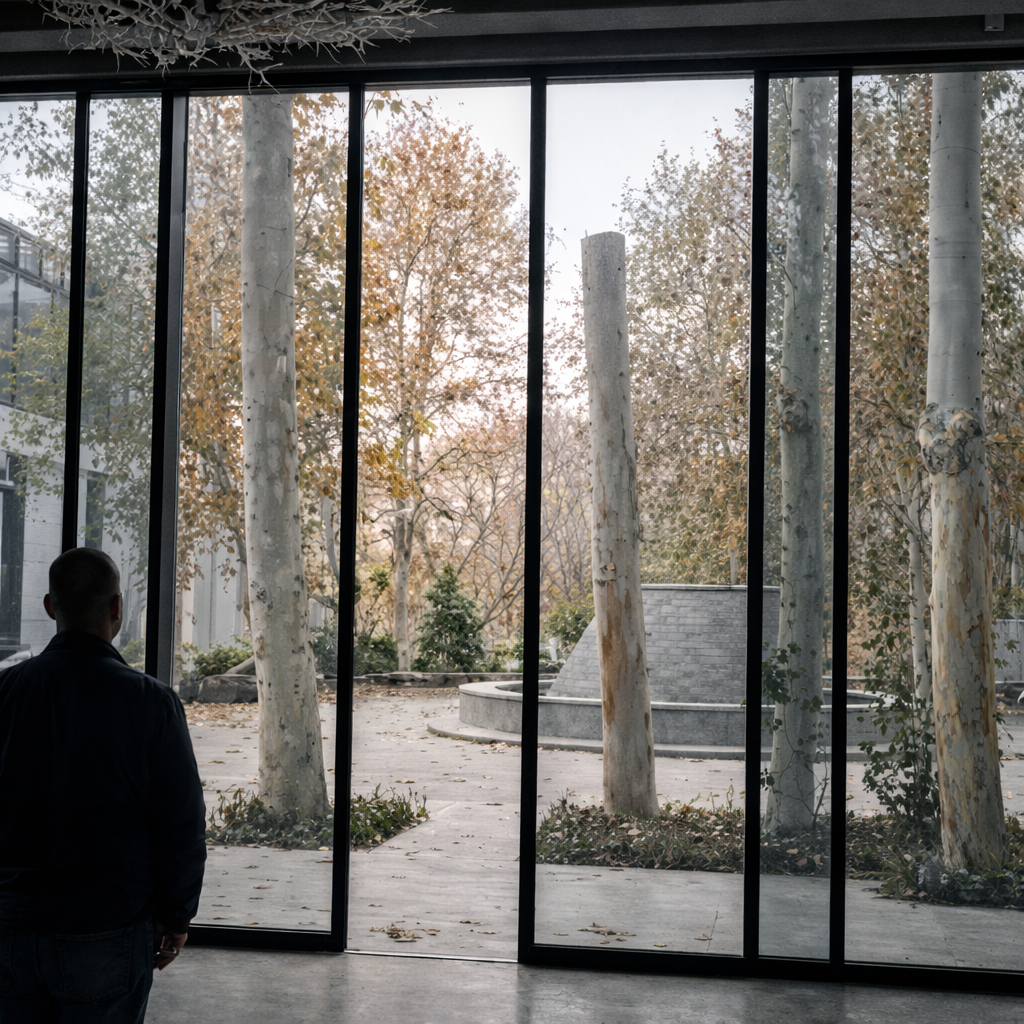 پروژه: نصب و اجرای درب اتوماتیک شیشه ای با سیستم اسلایدینگ هتل مجلل رز